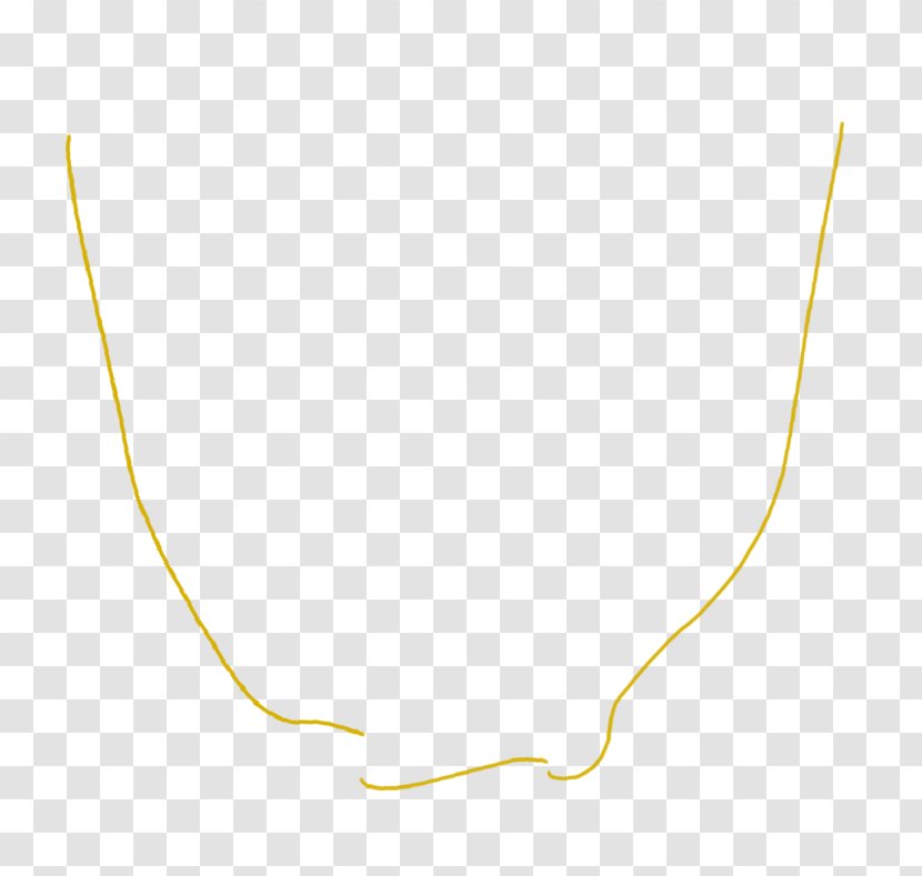 Line Point Angle - Yellow - Gold Trim Transparent PNG