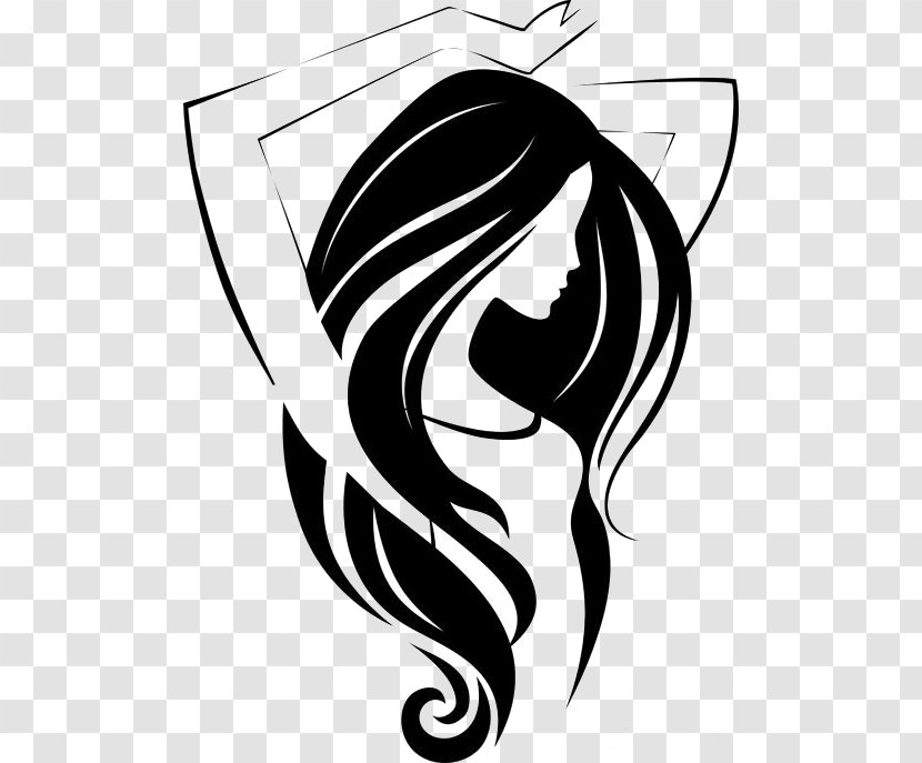 Beauty Parlour Chicago Hair Extensions Salon Logo Hairdresser FX - Silhouette Transparent PNG