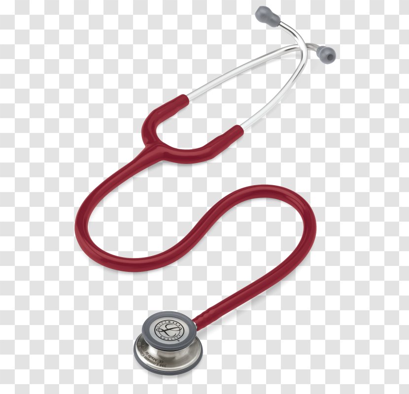 Stethoscope Burgundy Medicine Color Pediatrics - Medical Equipment - Blue Transparent PNG