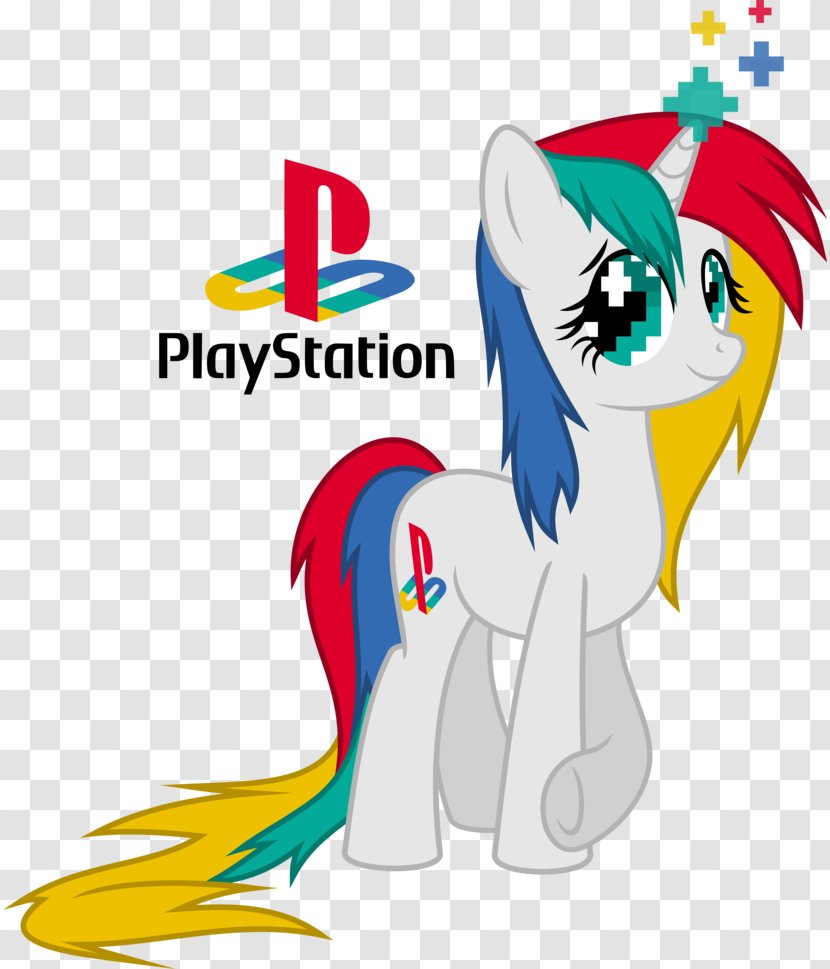 Pony PlayStation 2 3 Horse - Cartoon - Playstation Blue Transparent PNG
