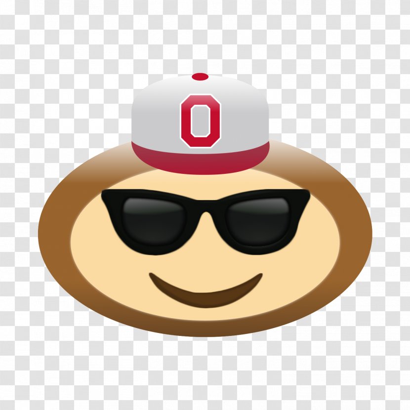Ohio State University Dancing Emoji Buckeyes Football Brutus Buckeye - Sunglasses Transparent PNG