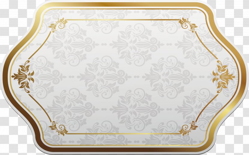 Paper ISO 216 - Rectangle - Border Gold Transparent PNG