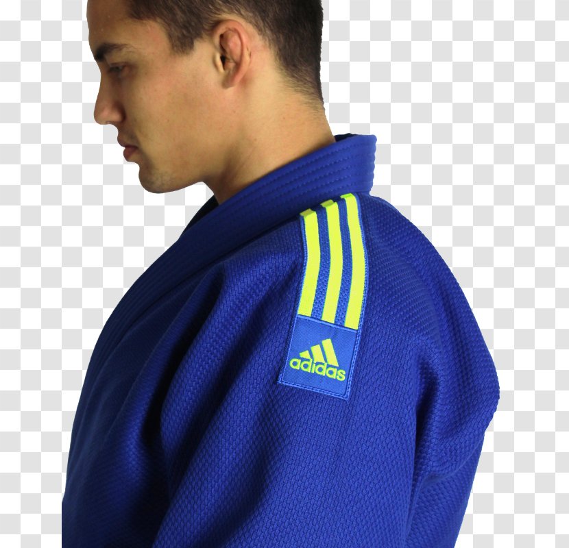 T-shirt Outerwear Judogi Collar Jacket - Blue Transparent PNG