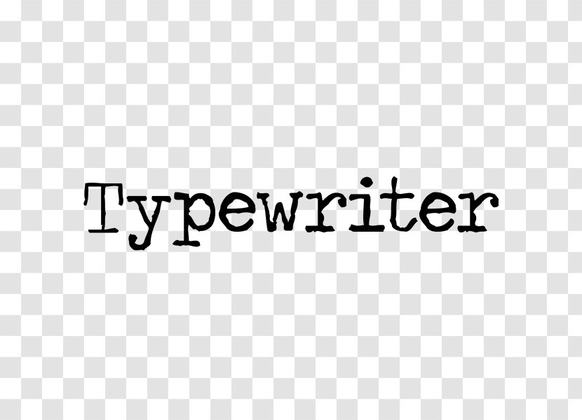 American Typewriter Typeface OpenType Font - Black And White Transparent PNG