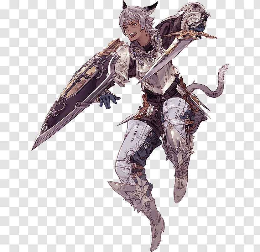 Final Fantasy XIV Gladiator Video Game YouTube Sword - Supernatural Creature Transparent PNG