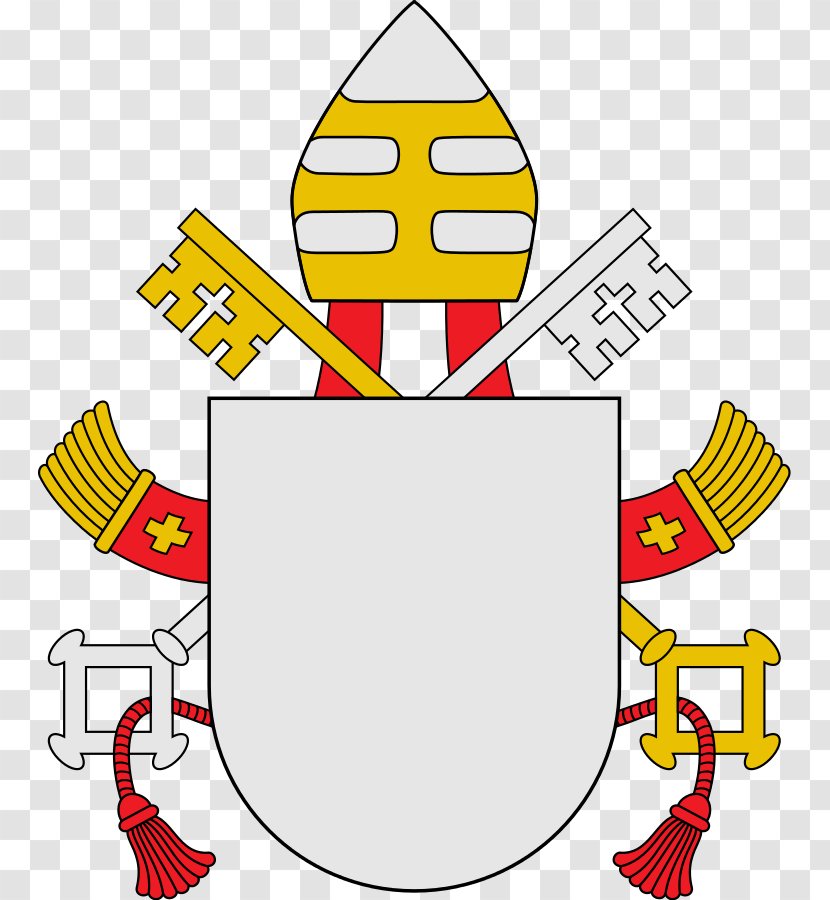 Vatican City Coat Of Arms Pope Francis Papal Coats - Tiara Transparent PNG