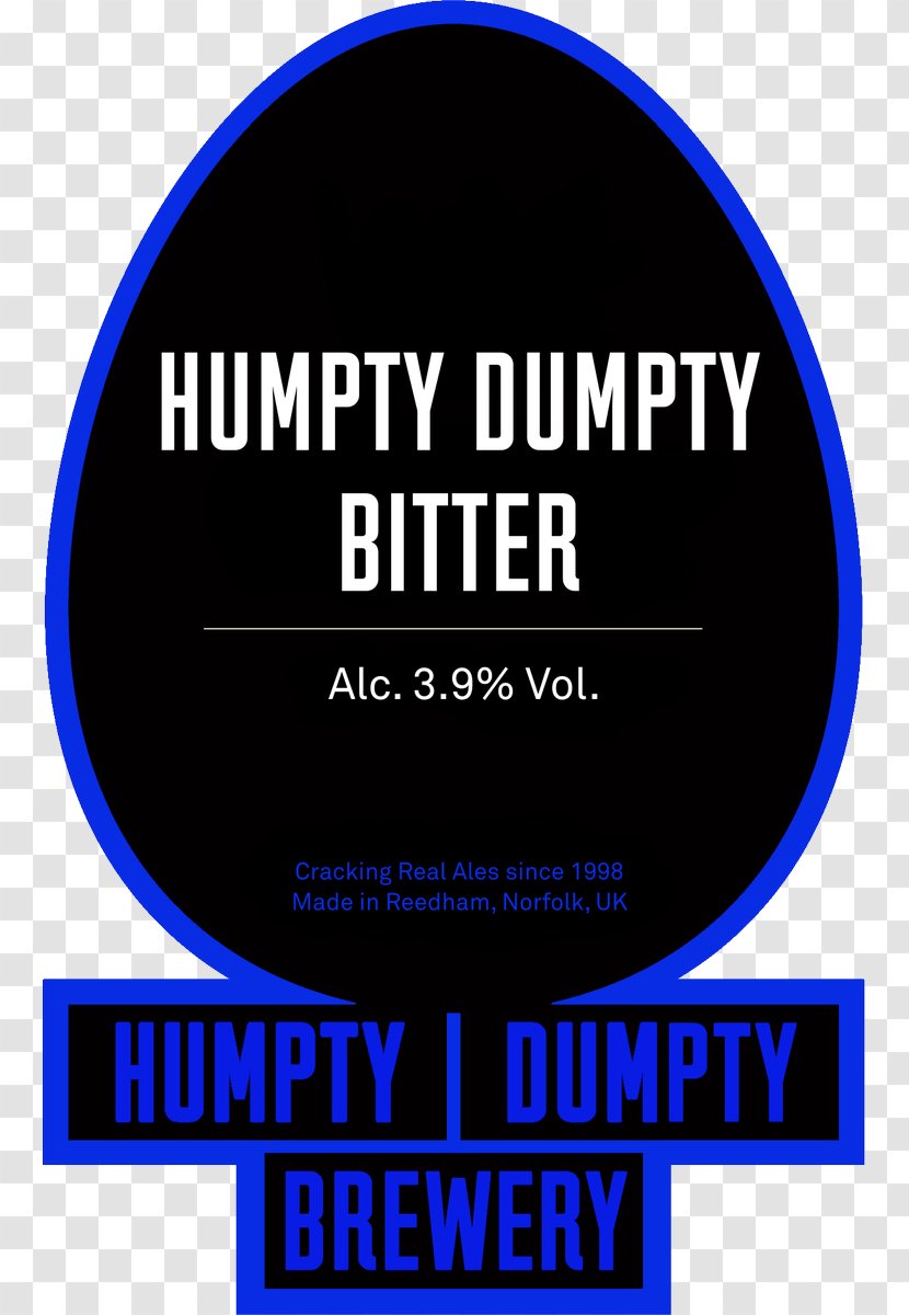 Humpty Dumpty Brewery Beer Cask Ale - Reedham Transparent PNG