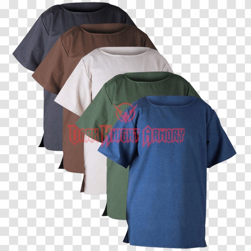 Sleeve Tunic Clothing Middle Ages T-shirt - Wool Transparent PNG