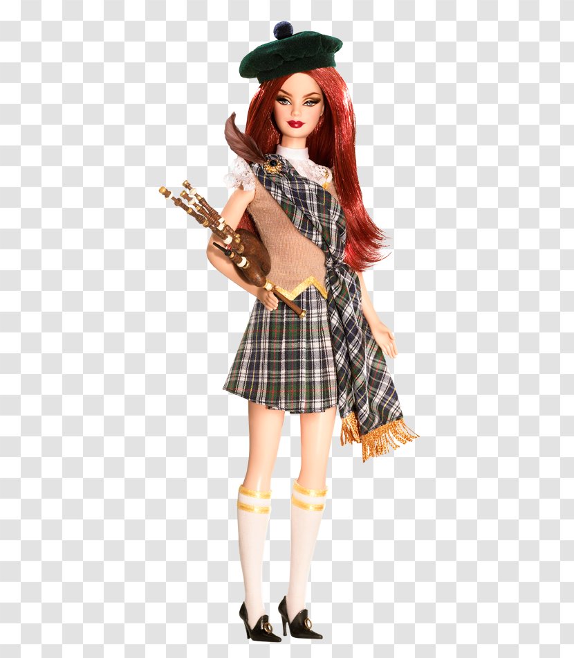 Princess Of Ireland Barbie Ken South Africa Scotland Doll Spain - Clothing Transparent PNG