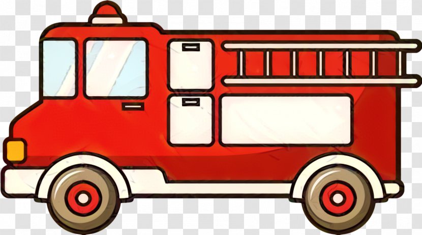 Firefighter Cartoon - Fire Apparatus Emergency Vehicle Transparent PNG