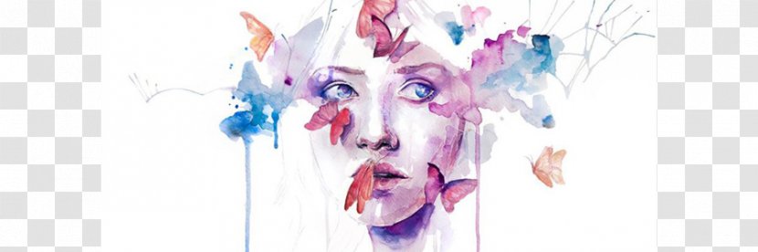 Watercolor Painting Art.com Portrait - Tree Transparent PNG