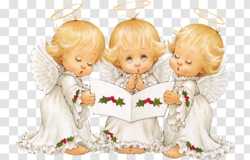 Santa Claus HOLLY BABES Christmas Angel Clip Art - Holly Babes Transparent PNG