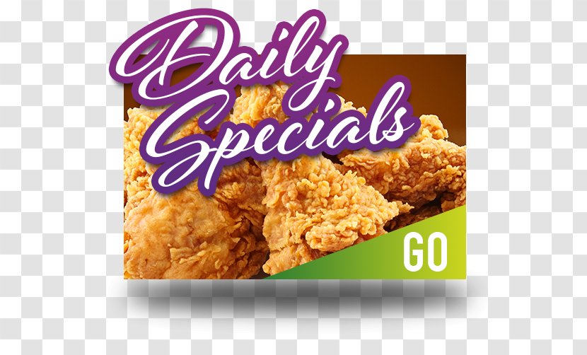 Fast Food Crispy Fried Chicken French Fries - Daily Specials Transparent PNG