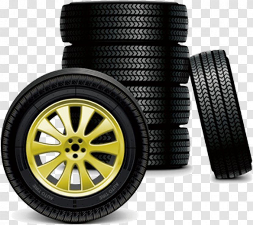 Car Wheel Tire Illustration - Royaltyfree - Tires Transparent PNG