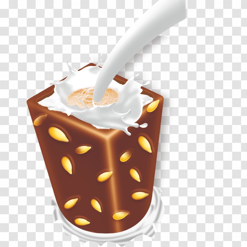 Ice Cream Sundae Milkshake - Dairy Product Transparent PNG