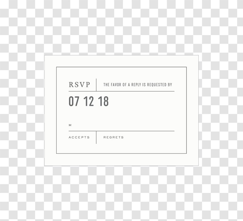 Font Brand Line - Text - Save The Date Typo Transparent PNG