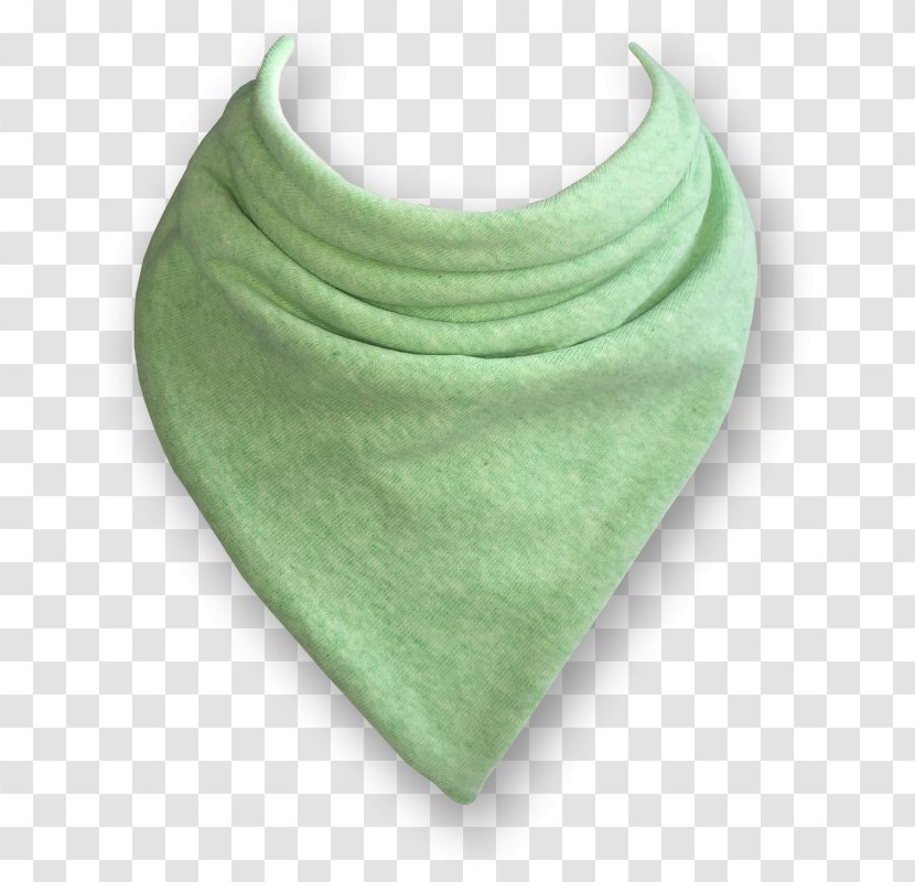 Bib Toddler Infant Child Green - Textile Transparent PNG