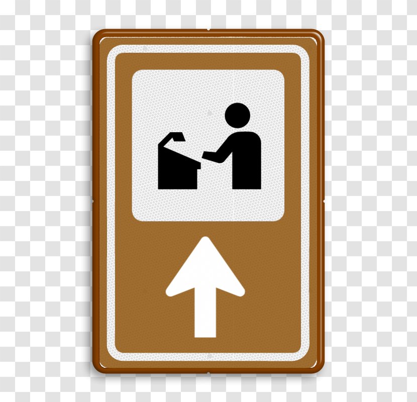 Bewegwijzering Traffic Sign Direction, Position, Or Indication Royal Dutch Touring Club Camping - Direction Position Transparent PNG