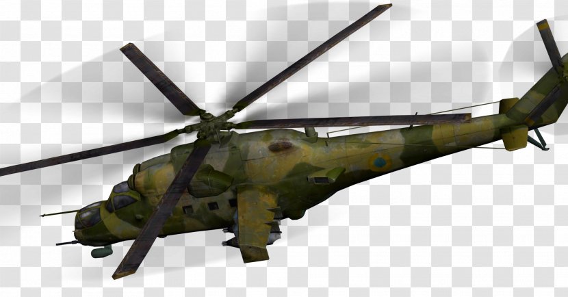 Military Helicopter Aircraft Mi-24 Rotorcraft - Vehicle Transparent PNG
