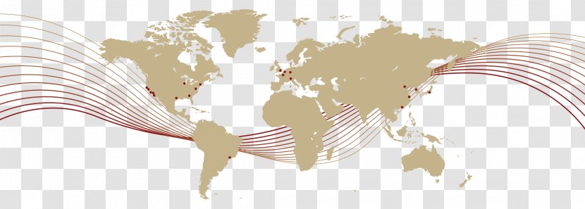 World Map Vector - Cartoon Transparent PNG