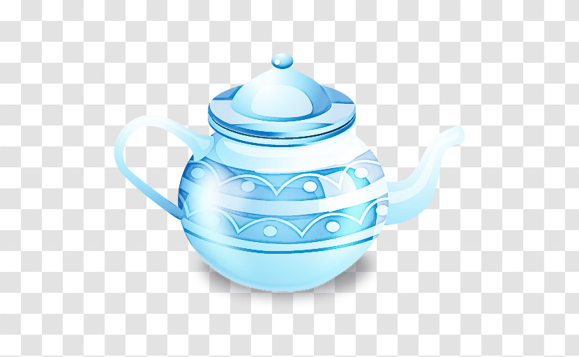 Lid Kettle Teapot Blue Aqua Transparent PNG