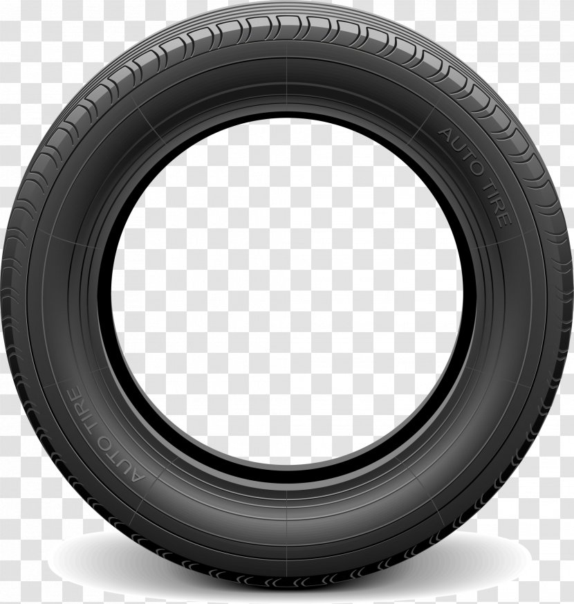 Tire Car - Automotive Wheel System - Black Minimalist Tires Transparent PNG