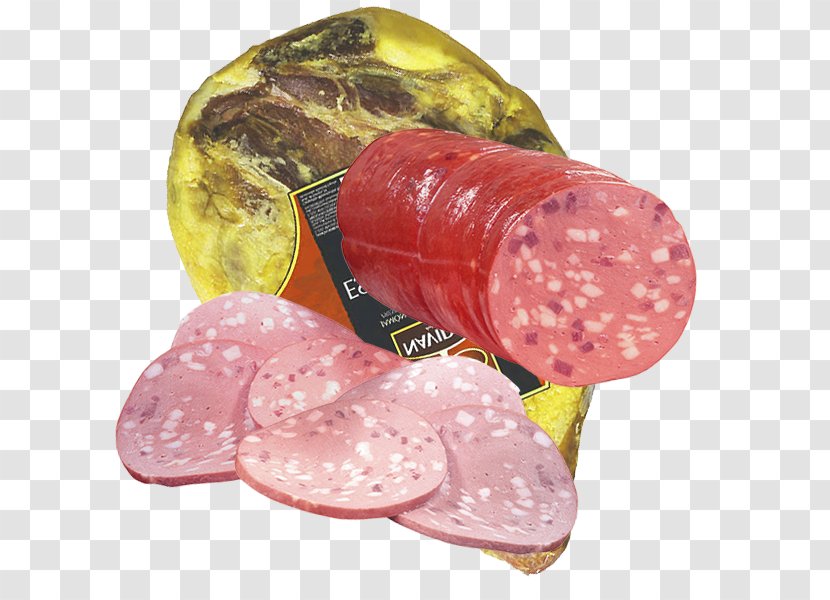 Salami Sausage Mettwurst Soppressata Cervelat - Pickling - Real Bacon Transparent PNG