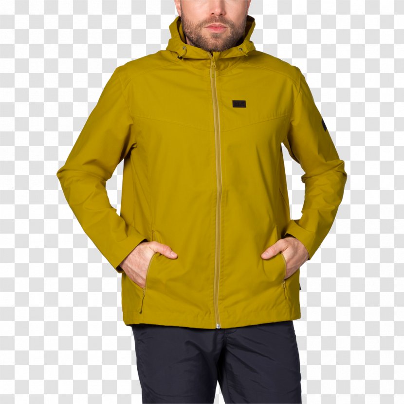 Raincoat Jacket Větrovka Polar Fleece Yellow Transparent PNG