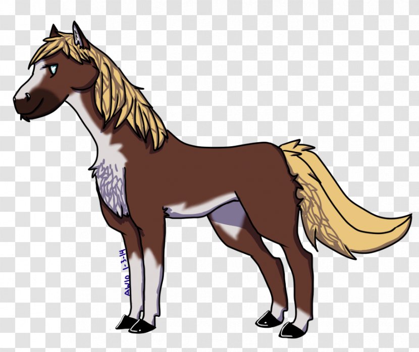 Mane Mustang Foal Stallion Colt - Horse Tack Transparent PNG