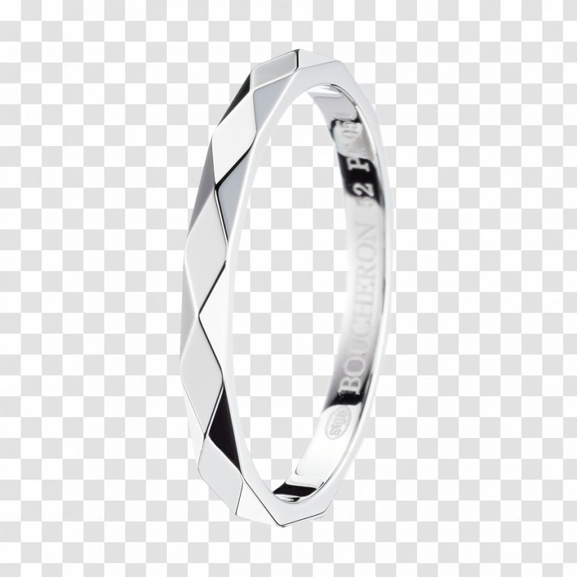 Wedding Ring Silver Platinum - Diamond Transparent PNG