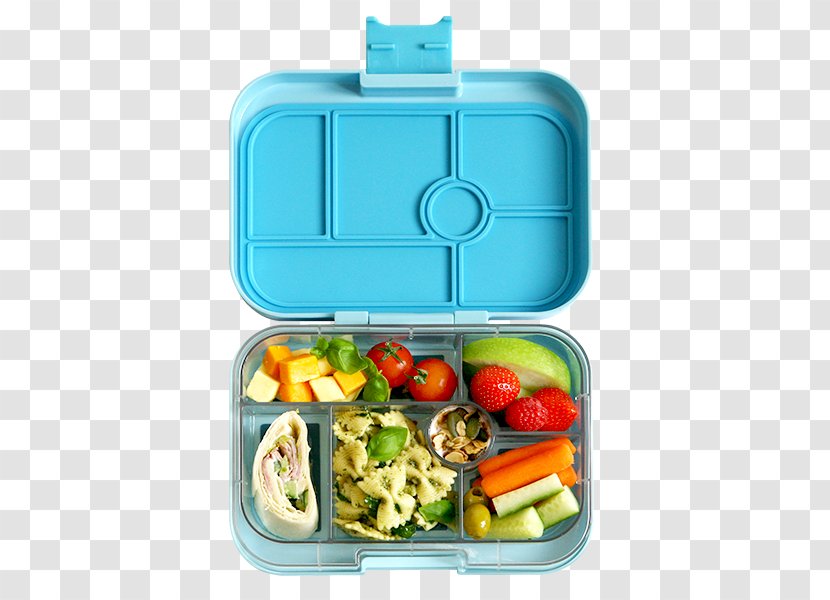 Bento Yumbox Lunchbox Food - Blue - Graphic Transparent PNG