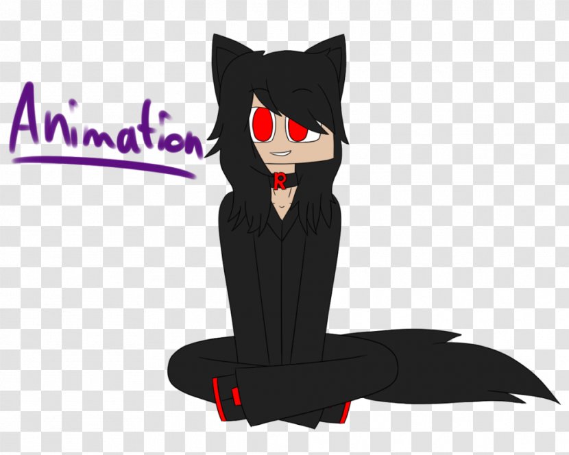 Whiskers Cat Character Tail Fiction Transparent PNG