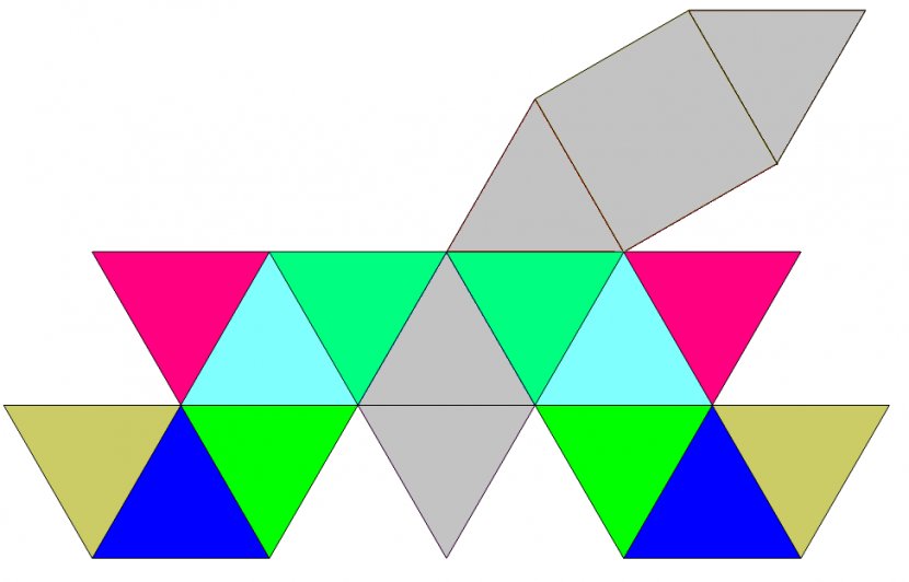 Triangle Johnson Solid Augmented Sphenocorona Geometry - Symmetry Transparent PNG