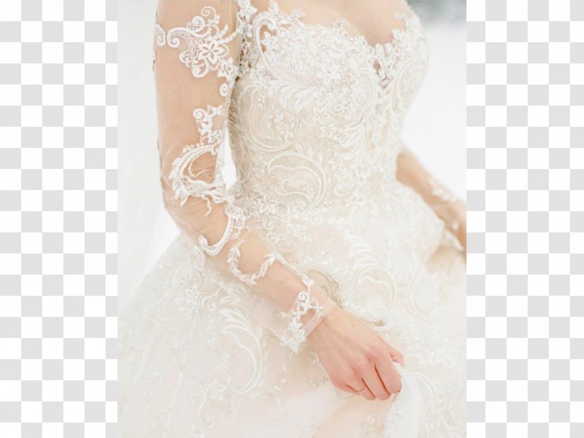 Wedding Dress Bride Veil Clothing - Gown - Blush Floral Transparent PNG