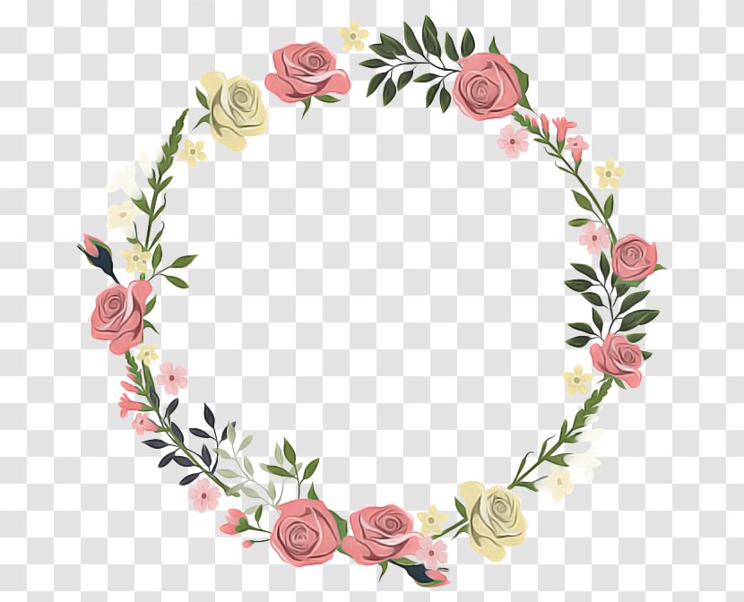 Floral Wreath Frame - Flower - Interior Design Cut Flowers Transparent PNG