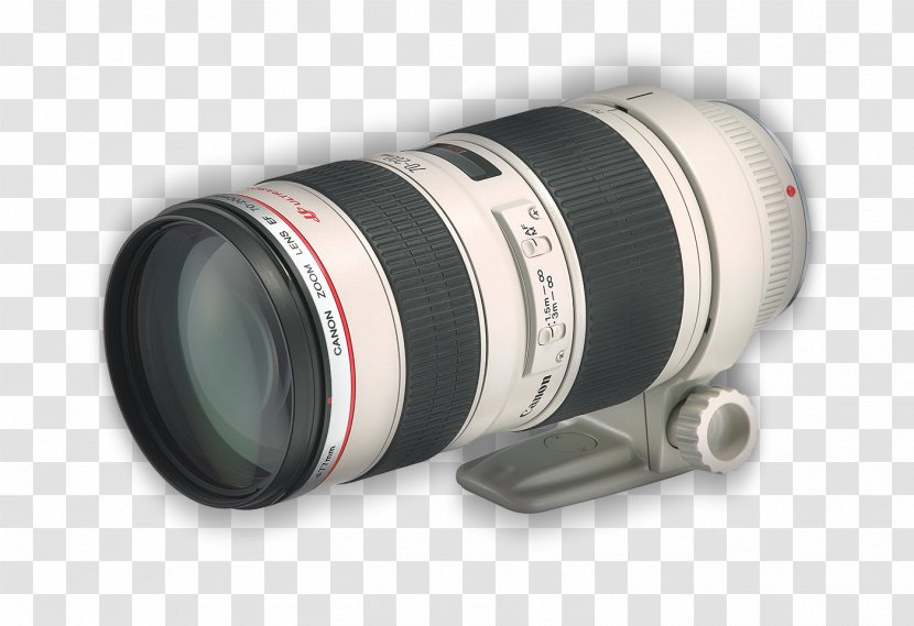 Canon EF Lens Mount 70–200mm Telephoto Zoom 70-200mm F/2.8L USM Camera - Teleconverter Transparent PNG