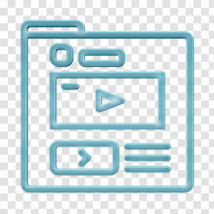 Content Icon Digital Marketing Icon Video Icon Transparent PNG