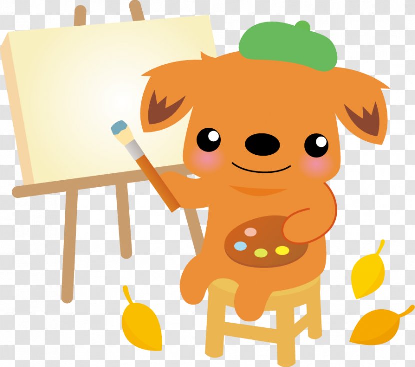 Illustration Dog Art Autumn Image Transparent PNG