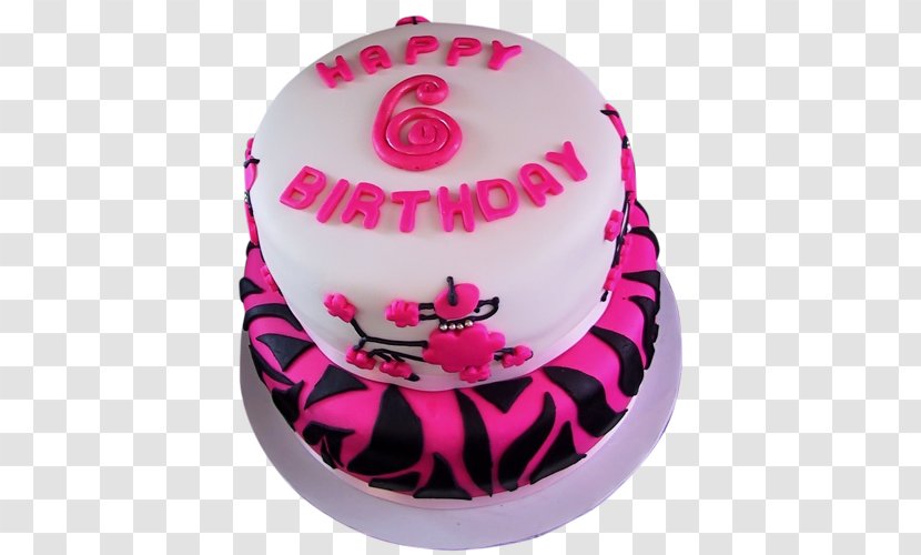 Birthday Cake Layer Decorating - Wish - PINK CAKE Transparent PNG