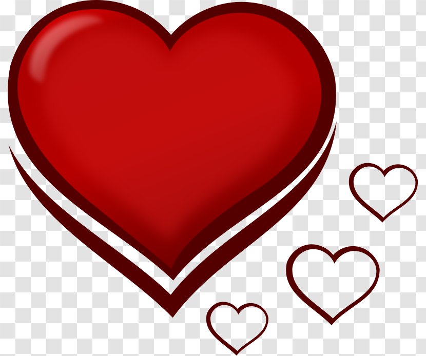 Heart Free Content Clip Art - Red Transparent PNG