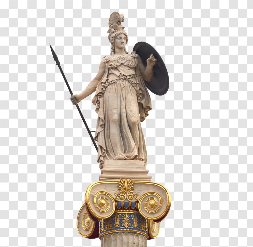 Athena Parthenos Statue Ancient Greek Sculpture - Knowledge - Landmarks Transparent PNG
