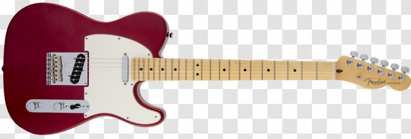 Fender Standard Telecaster Stratocaster Guitar Candy Apple Red - Musical Instruments Corporation Transparent PNG