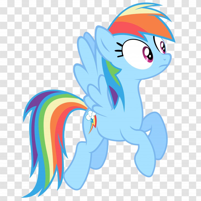 Rainbow Dash My Little Pony Fluttershy - Horse Like Mammal Transparent PNG