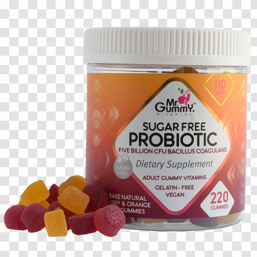 Gummi Candy Dietary Supplement Food Multivitamin - Flavor - Orange Gummy Transparent PNG