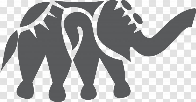 African Elephant Mammal Elephants Logo Horse - Carnivoran - Indian Motifs Transparent PNG