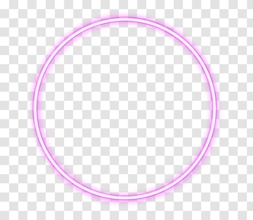 Pink Circle - Jewellery - Oval Rim Transparent PNG