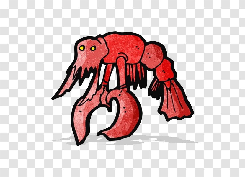 Lobster Cartoon Drawing - Tail Transparent PNG