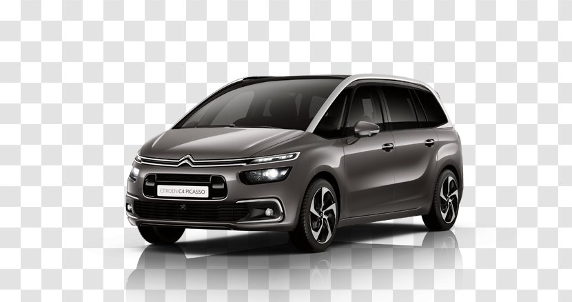 Citroën C4 Picasso Minivan Car Aircross - Vehicle - Grey Brochure Design Transparent PNG