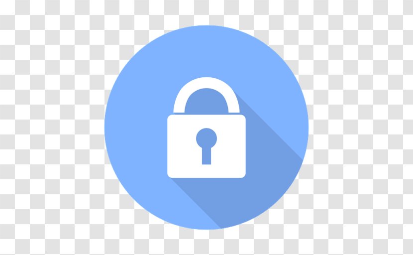 Computer Security Lock And Key Data Information - Blue - Slack Business Transparent PNG