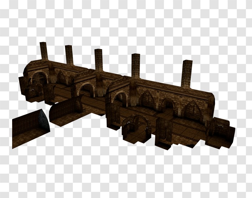 Ranged Weapon Wood - Sepia Transparent PNG